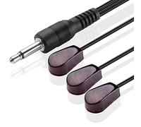 TNP IR Emitter Extender Extension Cable (10 Feet) - Triple 3 Head 3.5mm Jack Infrared Red Transmitter Blaster Blink Eye Wire Cord Compatible with IR Repeater Extender System Kit, for XBox One