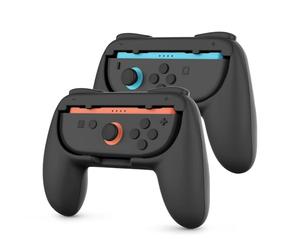 TNP JoyCon 2 Grips for Nintendo Switch 2 2025 - Ergonomic Joy Con Grip Handle Kit - Comfortable Anti-Slip Controller Kit Accessory for Nintendo Switch 2 New Gen Joy-Con Controller, 2 Pack, Black