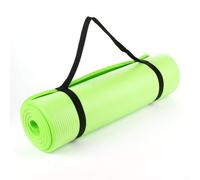 TNP® Large Thick Cushioned Pilates and Yoga Mat with Carry Handle 182cm x 60cm x 15mm Gym Exercise Floor Outdoor Indoor Mat Mats (Light Green)