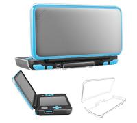 TNP New Nintendo 2DS XL LL Case - Crystal Transparent Hard Shell Protective Case Cover Skin Ultra Clear Anti-Scratch Accessory for New 2017 Nintendo 2DS XL LL