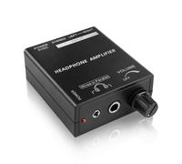 TNP Portable Headphones Amplifier Stereo Headphone Earphone Amp Volume Control Audio Booster with RCA Input 3.5mm 6.3mm Output Jack & Power Switch