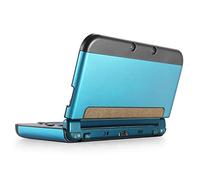 TNP Protective Case Compatible with Nintendo NEW 3DS XL LL 2015, Light Blue - Plastic + Aluminum Full Body Protective Snap-on Hard Shell Skin Case Cover New Modified Hinge-less Design