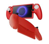 TNP Silicone Protective Case Compatible with PlayStation Portal Remote Player, Soft Grip Cover Skin for PS Portal, Anti-Slip Shock Absorbing Scratch Resistant Protector Shell, Red