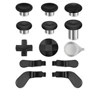 TNP Thumbsticks for Xbox Elite 2 Controller - Accessories Replacement Metal Mod Parts Thumbsticks, Paddles, D-Pads, Tool Compatible with Xbox One Elite Controller Series 2 Core, Black