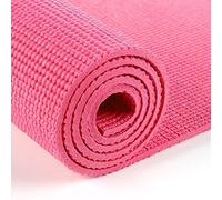 TnP Yoga Mat, Non Slip Exercise Mat, 6mm Thick Workout Mat,Best for Pilates Gymnastics Gym Meditation & Stretching, Lightweight for Men & Women (Neon Pink, 183 * 61 * 0.6cm)