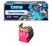 TNP50 TNP-50 Toner Cartridges Compatible for Konica Minolta BizHub C3100P Printers, With Chip Large Capacity 6000 Pages (1 Pack Magenta)