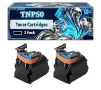 TNP50 TNP-50 Toner Cartridges Compatible for Konica Minolta BizHub C3100P Printers, With Chip Large Capacity 6000 Pages (2 Pack Black)