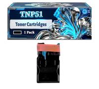 TNP51 Toner Cartridges Compatible for Konica Minolta Bizhub C3110 Printers, With Chip Large Capacity 8000 Pages (1 Pack Black)