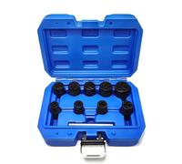 TNPLKIUYT 7 Pcs Spiral Deep Extractor Set for Lug Nut and Spark Plug Removal 3/8 to 5/8 Inch(10 Pcs Lug Nut Extractor 3/8 Inch Drive)