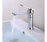 TNPLKIUYT Bathroom Faucet Single Handle Deck Mounted for Hot and Cold Water in Multicolor(Chrome)