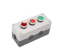 TNPLKIUYT Switches, Toggle Switch Control Box Light Button Power Knob Reset Self Locking 12V 24V 220V 380V(45353,12V)