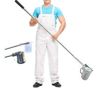 TNPLKIUYT Telescopic Rods Water Sampler,Telescoop Water Sampling Dipper System Stainless Steel Rod Plastic Ladle Pendulum Beaker Sampler Water Sampling(Stainless Steel,(1000ml)0.86m2m)