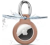 TNSNK Waterproof for Apple Airtag Holder Case with Lock, Airtag Pendant Keyring Case with Keychain for Luggage/Bicycles/Pets