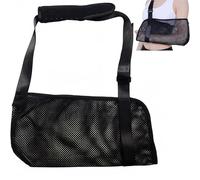 TNSOYCA Arm Sling for Shoulder Injury, Arm Support Straps for Women Men Adjustable Mesh Support Brace for Broken Wrist, Elbow, Arm, Dislocated Shoulder(Black)