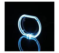 TNTGEBFVBG Angel Eye Kit 1 Pair 76MM/120MM LED Angel Eyes Square Bulbs Halo Ring Car Daytime Running Light DRL Fog Decorative Lights Headlight Angels Eyes(2PCS 76mm,Ice Blue)