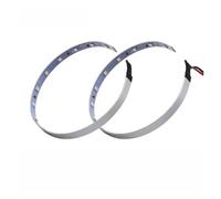 TNTGEBFVBG Angel Eye Kit For Car Motorcycle 2.5 3.0 Inch Projector Lens Retrofit Angel Eyes Accessories LED RGB APP Control Devil Demon Lamps Headlight Angels Eyes(2PCS Ice Blue)