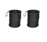 TNTGEBFVBG Car Bin Black Car Trash Can Pack Bag Waterproof For Little Leak Proof Cooler Bag- Garbage With Side Pocket Cars Rubbish Bins(A-2pcs)