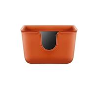 TNTGEBFVBG Car Bin Car Mounted Double-layer Garbage Storage Bin 2-in-1 Seat Hanging Detachable Inner Liner Cars Rubbish Bins(Orange)