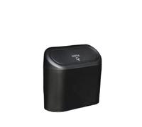 TNTGEBFVBG Car Bin Car Trash Bin Hanging Vehicle Garbage Dust Case Storage Box Black Square Pressing Type Can Auto Interior Accessories Cars Rubbish Bins