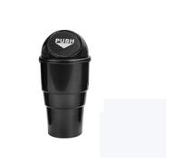 TNTGEBFVBG Car Bin Car Trash Can Hanging Dustbin Garbage Box Interior Storage Case Plastic Vehicle Dust Bags For Mini Cars Rubbish Bins(Black)
