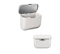 TNTGEBFVBG Car Bin For Leapmotor T03 S01 C11 C01 C10 C16 B10 2026 Car Garbage Bin Trash Can Door Side/Seat Back Hanging Storage Box Cars Rubbish Bins(1pc white)