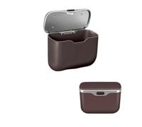 TNTGEBFVBG Car Bin For Leapmotor T03 S01 C11 C01 C10 C16 B10 2026 Car Garbage Bin Trash Can Door Side/Seat Back Hanging Storage Box Cars Rubbish Bins(1pc brown)