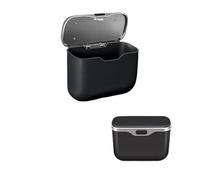 TNTGEBFVBG Car Bin For Leapmotor T03 S01 C11 C01 C10 C16 B10 2026 Car Garbage Bin Trash Can Door Side/Seat Back Hanging Storage Box Cars Rubbish Bins(1pc black)