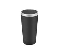 TNTGEBFVBG Car Bin For Mini Car Trash Can With Easy-Press Pop-Up Lid Durable Odor-Blocking Waterproof ABS Bin For Cup Holders Storage Cars Rubbish Bins(Sliver)