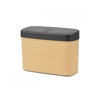 TNTGEBFVBG Car Bin Universal Car Trash Bin Hanging Vehicle Garbage Dust Case Multi-functional Backrest Storage Box Pressing Can Cars Rubbish Bins(Beige)