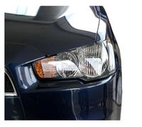 TNTGEBFVBG Car headlight assembly For Mitsubishi Lancer X VIII 10 EVO 2007-2016 Bright DTM For M4 For Style Led Angel Eyes Kit Halo Rings Headlights assemblys clear lens(4 Rings For HD 2)