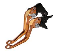 TNTGEBFVBG Double Disc Folding Clutch Lever for Suzuki Bandit 650S for GSF650/1200/1250 Bandit Short Motorcycle 7/8" 22mm Brake Clutch Levers Motorbike Parts(O)