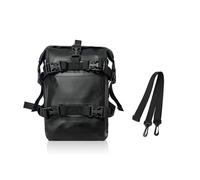 TNTGEBFVBG Expandable Motorcycle Tail Bag for ADV Motorcycle Crash Bar Bag 8L*2pcs Bumper Duffel Side Bags with Shoulder Strap Luggage Dry Tool Carry PVC Weatherproof(1pc Black Bag)