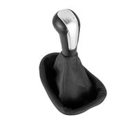 TNTGEBFVBG Gear Stick Knobs for Chevrolet Matiz for Spark M300 2011 2012 2013 2014 2015 2016 Car 5 Speed Manual Gear Shift Knob Leather Boot Cover Car Grip Head Lever(Sliver Knob Suit)