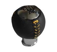 TNTGEBFVBG Gear Stick Knobs for Mazda for MX-5 MX5 Leather 5 Speed 6 Gear Shift Knob Ball Car Grip Head Lever(Yellow)