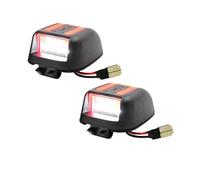 TNTGEBFVBG Number Plate Light Bulb For Suzuki For Equator 2009 2010 2011 2012 2PCS White+Red LED Number Lamps License Plate Lights