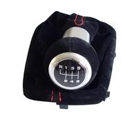 TNTGEBFVBG Stick Shift Head for A3 S3 2001 2002 2003 5 6 Speed Manual Stick Gear Shift Lever Knob Gaiter Boot(6 Speed-Black)