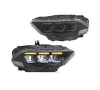 TNTVLMVUZ Car Headlights Car Front Headlights For Mustang 2015 2016 2017 Daytime Running Lights Dynamic Turn Signals Assembly Car Accessories Light Assembly