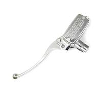 TNTVLMVUZ Handlebar Levers for Suzuki for Intruder 800 1500 for Boulevard C90 S50 S83 25mm Motorcycle Brake Master Cylinder Clutch Lever Motorcycle Clutch Brake Lever(Left Silver 14)