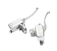 TNTVLMVUZ Handlebar Levers for Suzuki for Intruder 800 1500 for Boulevard C90 S50 S83 25mm Motorcycle Brake Master Cylinder Clutch Lever Motorcycle Clutch Brake Lever(1 Pair Silver)