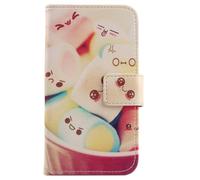 Tnviud Painted Flip Wallet-Design PU Leather Cover Skin Protection Case For Crosscall STELLAR X5s / X5s Chamonix Mont Blanc 6.49" (Lovely Design)