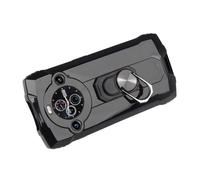 Tnviud Phone Soft Silicone Protective Case For Blackview Wave 10C Gel Cover Skin Etui Bumper Shell Ring Holder Stand Black