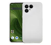 Tnviud Soft Silicone TPU Case For Fairphone 6 5G 6.31" Flexible Case Cover Skin Protection Rubber Shell (White transparent)