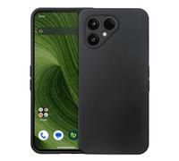 Tnviud Soft Silicone TPU Case For Fairphone 6 5G 6.31" Flexible Case Cover Skin Protection Rubber Shell (Black)