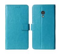 Tnviud Stand Premium Retro Business Flip Leather Case Protector Bumper For Nokia 3210 2024 2.4" Protection Phone Cover Skin Folio Book Card Slot Wallet Magnetic (Blue)