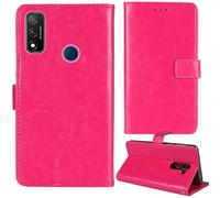 Tnviud Stand Retro Flip Leather Case Protector Bumper For AYYA T1 6.55" Protection Phone Cover Skin Folio Wallet Magnetic (Rose)