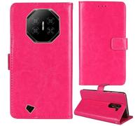 Tnviud Stand Retro Flip Leather Case Protector Bumper For DOOGEE Fire 3 Pro/Fire 3 Ultra 5.5" Protection Phone Cover Skin Folio Wallet Magnetic (Rose)