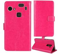 Tnviud Stand Retro Flip Leather Case Protector Bumper For HAMMER Blade 3 4G 6.2" Protection Phone Cover Skin Folio Wallet Magnetic (Rose)
