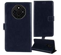 Tnviud Stand Retro Flip Leather Case Protector Bumper For HOTWAV Note 16 Pro 6.9" Protection Phone Cover Skin Folio Wallet Magnetic (Dark Blue)