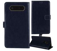Tnviud Stand Retro Flip Leather Case Protector Bumper For JCB Tradesman 2F 4G 2.4" Protection Phone Cover Skin Folio Wallet Magnetic (Dark Blue)