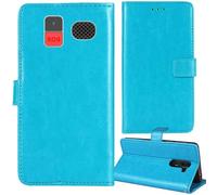 Tnviud Stand Retro Flip Leather Case Protector Bumper For TTfone TT890 4G 1.8" Protection Phone Cover Skin Folio Wallet Magnetic (Blue)